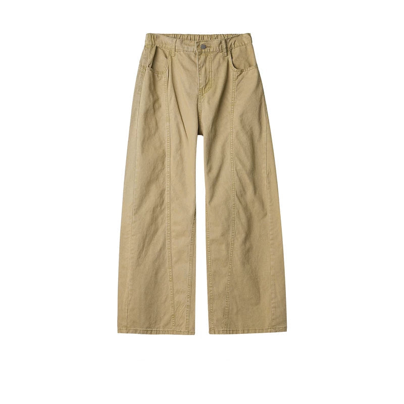 6200182011951,6200182011952,6200182011953,6200182011954,6200182011955, Deconstructed Wide Leg Straight Fit Pants