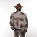 Distressed Denim Wasteland-Style Jacket 3
