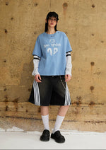 Distressed Layered Street Graphic T-Shirt 3