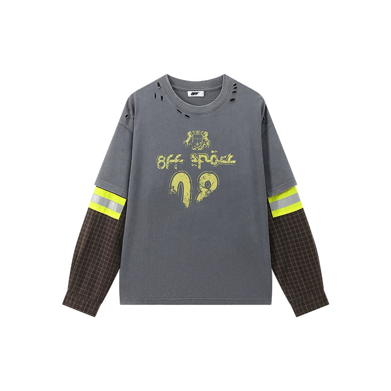 1627207:136429833,6175647935787,1627207:136429833,6175647935789,1627207:136429833,6175647935788,1627207:136429833,6175647935790,6175647935787,6175647935789,6175647935788,6175647935790, Distressed Layered Street Graphic T-Shirt