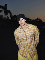 Distressed Plaid Long-Sleeve Casual Shirt 3