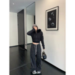 Distressed Retro Washed Relaxed Fit Pants 4