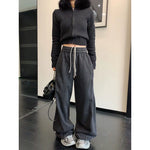 Distressed Retro Washed Relaxed Fit Pants 5