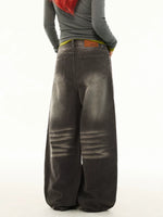 Distressed Wide Leg Corduroy Cargo Pants 4