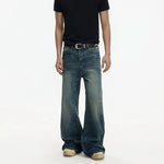 Distressed Wide Leg Straight Jeans Pants 3