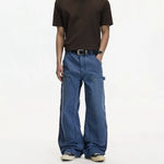 Distressed Wide Leg Work Pants 4