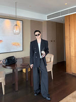 Double-Breasted Loose Fit Suit Jacket 3