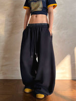Double Waist Wide Leg Sweatpants Pants 3