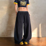 6194042855882,6194042855883,6194042855884,6194042855885, Double Waistband Relaxed Wide Leg Sweatpants