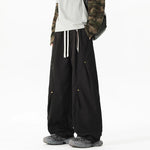 Drawstring Wide Leg Cargo Pants 4
