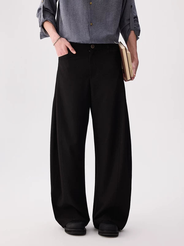 Elastic Waist Loose Wide Leg Pants 5