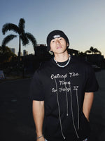 Embroidered Letter Tassel Graphic T-Shirt 4