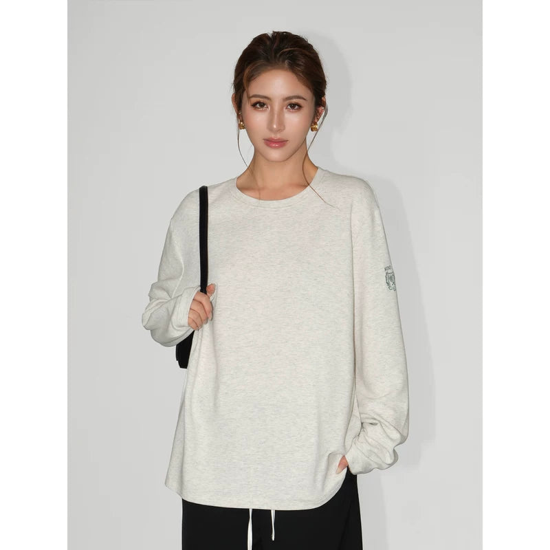 Embroidered Long Sleeve Knit Pullover Top 5