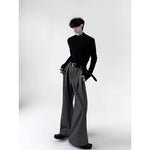 Embroidered Mock Neck Slim Fit T-Shirt 3