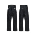 6190110051337,6190110051338,6190110051339,6190110051340, Embroidered Raw Denim Flared Jeans Pants
