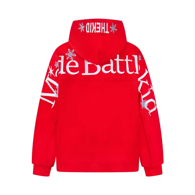 1627207:28326,6179109771760,1627207:28326,6179109771758,1627207:28326,6179109771759,6179109771760,6179109771758,6179109771759, Embroidered Snowflake Streetwear Hooded Sweatshirt