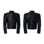 6027219681107,6027219681108,6027219681109,6027219681110, Exoskeleton Motorcycle Leather Jacket with Padding