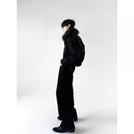 Faux Fur Collar Short Padded Winter Jacket 4