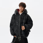 Faux Fur Hooded Winter Cotton Jacket 4