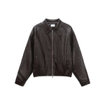 6191591930735,6191540182385,6191540182386,6191540182387, Faux Leather Zip-Up Motorcycle Jacket