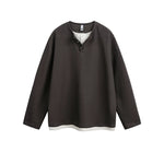 6161562587987,6161562587988,6161562587989,6161562587990, Faux Two-Piece Henley Long-Sleeve Pullover