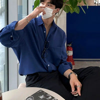 Lässiges Langarmhemd 