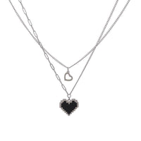 Collana con pendente a forma di cuore 
