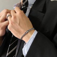 Bracelet en chaîne cubain 