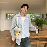 Button-down Checked Shirt