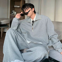 Zip-Up Casual Sports Top and Pants