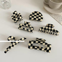 Checkerboard Claw Clip
