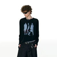 Phantom Grafik Raglan Uzun Kol Tişört 