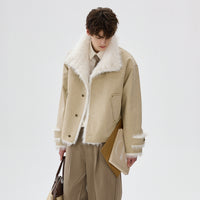 Winter Thick Cotton Large Lapel Jacket