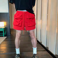 Drawstring Cargo Shorts