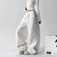 Lambskin Loose Warm Casual Straight Pants