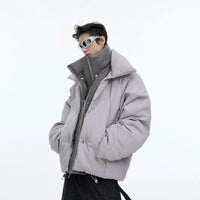 Metallknöpfe Doppel-Lagen Jacke 