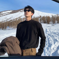 تي شيرت طويل الأكمام بقاعدة ليكوسيل شتوي 