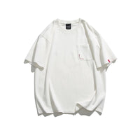 Loose Fit Pocket Crew Neck T-Shirt