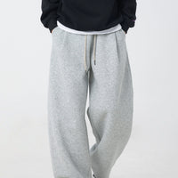 Pantalons de survêtement décontractés larges en poids lourd 