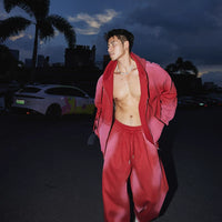 Gradient Ağırsiklet Kapüşonlu Sweatshirt ve Pantolon Takımı 