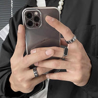 Black Titanium Steel Ring