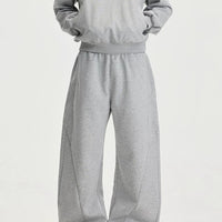 سروال رياضي واسع الساقين للرجال 