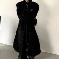 Long Faux Fur Winter Coat