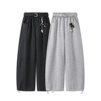 High Waisted Wide Leg Sweatpants