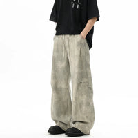 Tie-Dye Wide-Leg Drawstring Pants