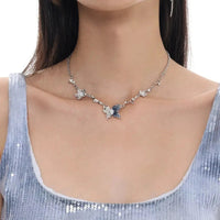 Gradient Butterfly Necklace