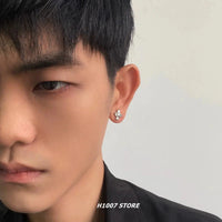 Cross Zircon Earrings