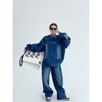 Denim Sweatshirt and Pants