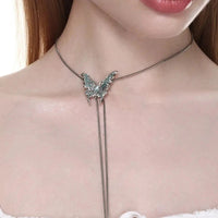 Pull-out Butterfly Necklace