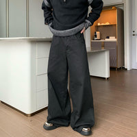 Wide-leg Mopping Pants